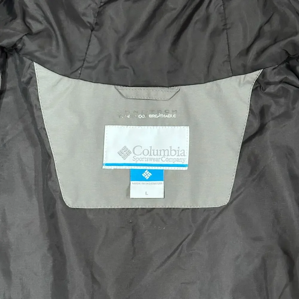 Columbia Men’s Waterproof Hooded Jacket Gray - Size L